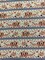 White Multi Horse Carriage Stripe Rayon Challis Fabric By the Yard